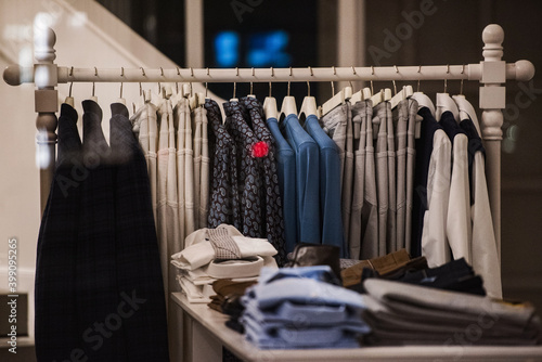 Wallpaper Mural Elegant clothing in a store - shopping concept Torontodigital.ca