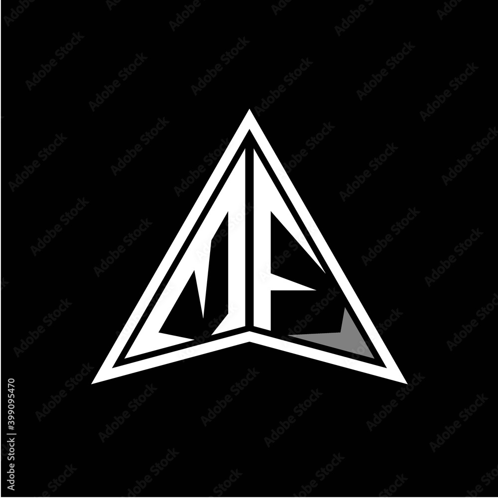M F initials in the form of a modern minimalist arrow. perfect for letters, game profiles, computer arrows and more M F initials in the form of a modern minimalist arrow. perfect for letters, game profiles, computer arrows and more