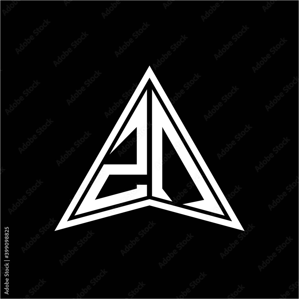 Z N initials in the form of a modern minimalist arrow. perfect for letters, game profiles, computer arrows and more Z N initials in the form of a modern minimalist arrow. perfect for letters, game profiles, computer arrows and more