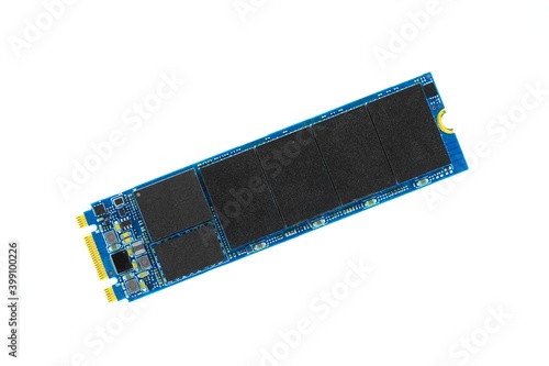 Solid state drive closeup photo photo