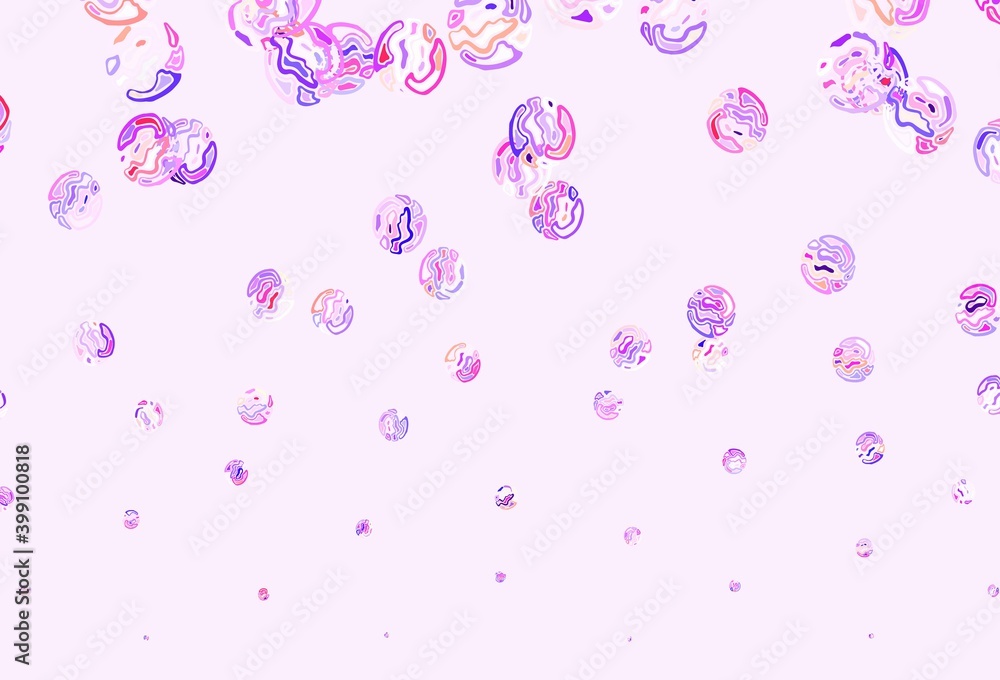 Light Blue, Red vector backdrop with dots. Light Blue, Red vector backdrop with dots.