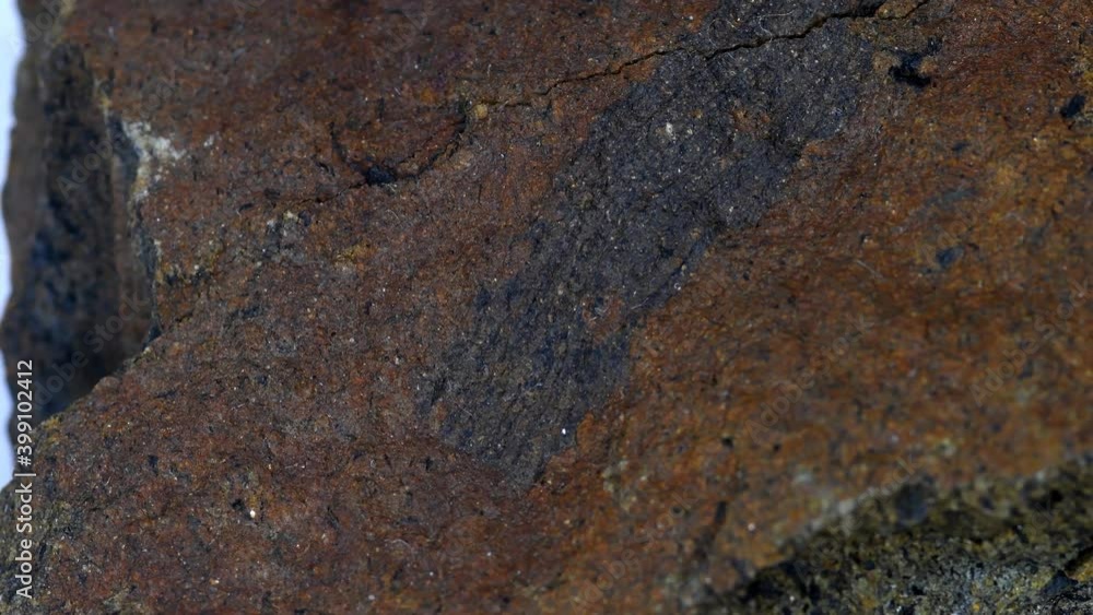Greywacke, German stone of Eisemroth on a turn table Greywacke, German stone of Eisemroth on a turn table