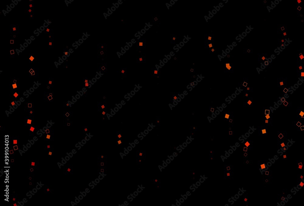 Dark Orange vector cover with polygonal style. Dark Orange vector cover with polygonal style.