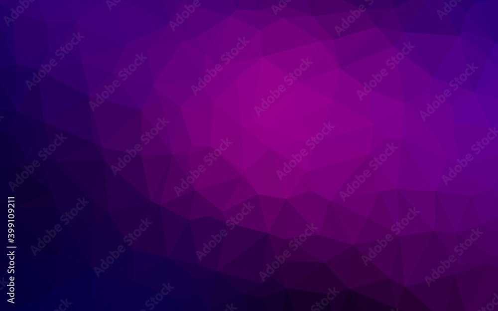 Dark Purple, Pink vector blurry triangle template. Dark Purple, Pink vector blurry triangle template.