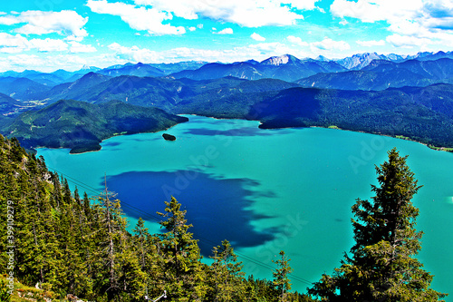 lake in the mountains