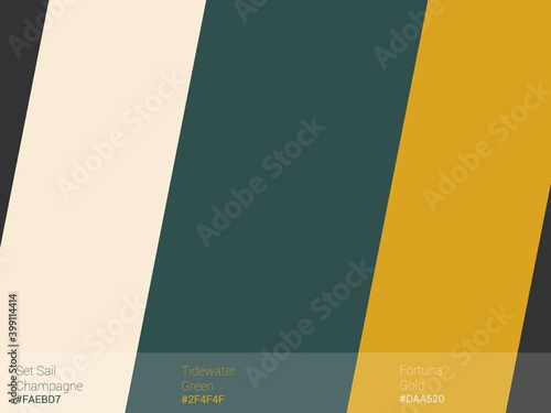 Color trends of the new year. Vector illustration with presentation of color trends in 2021.
