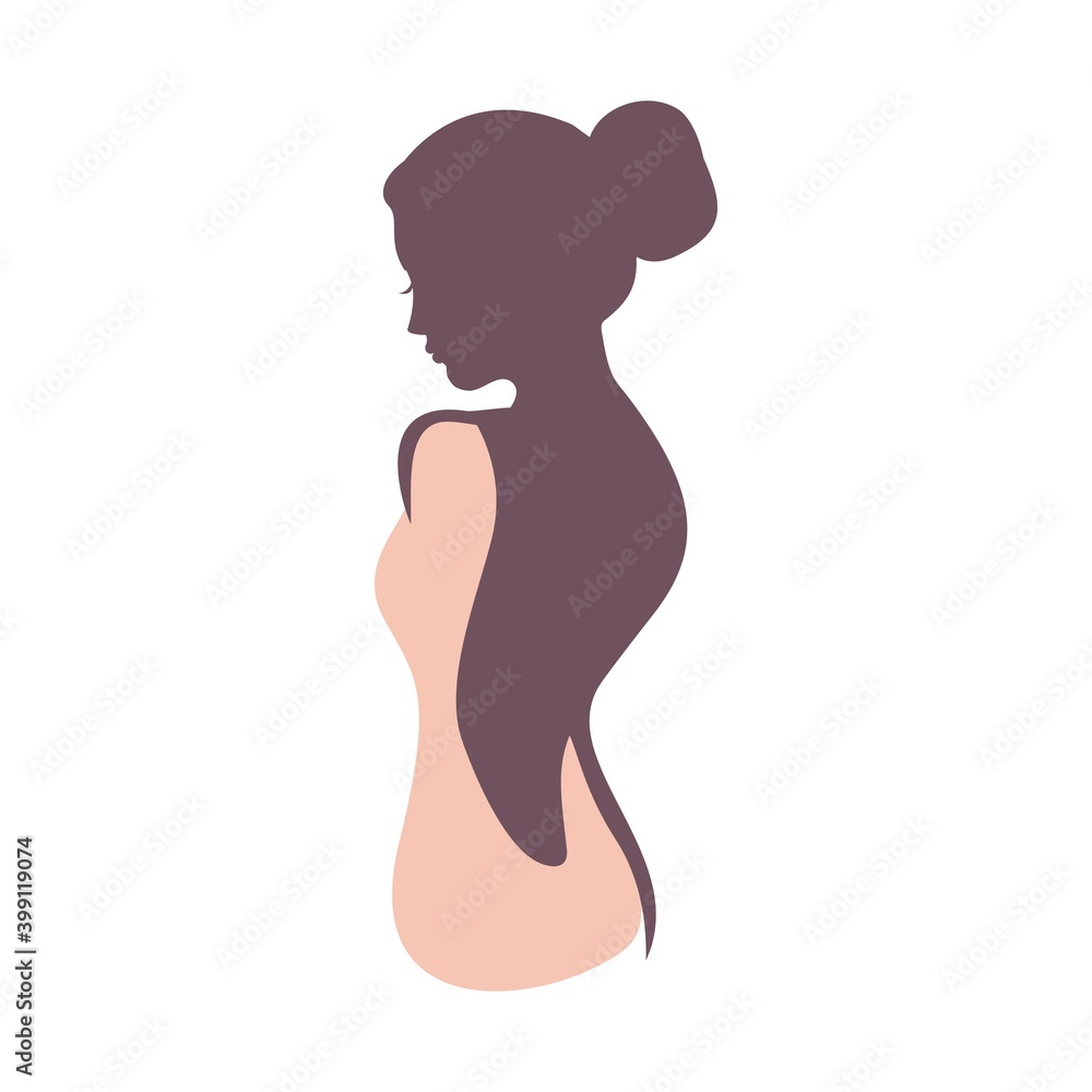 Silhouette of a girl Silhouette of a girl