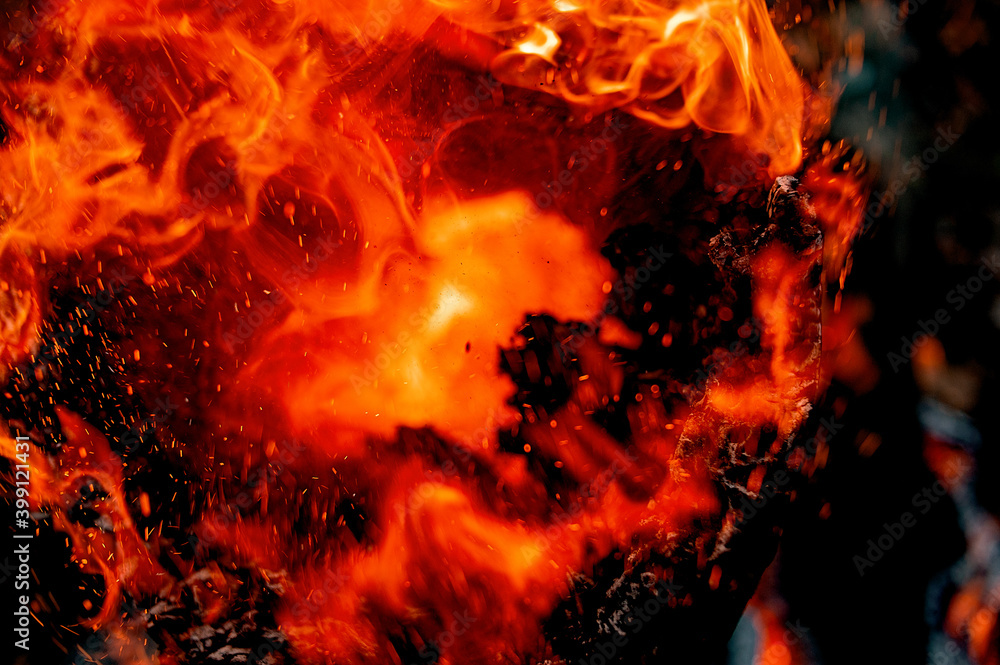 burning stump, sparks texture, fire, flame burning stump, sparks texture, fire, flame