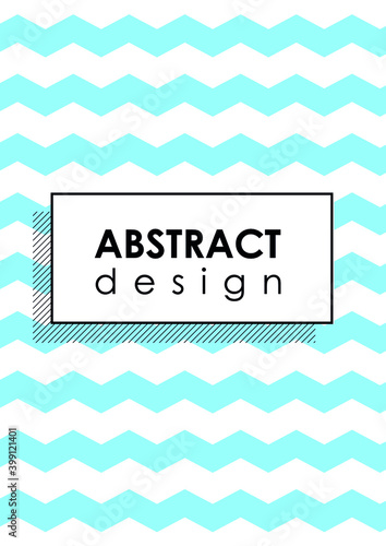 Creative abstract minimalistic poster design