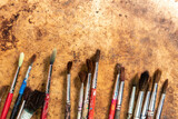 Artist Paint Brushes With Room For Copy