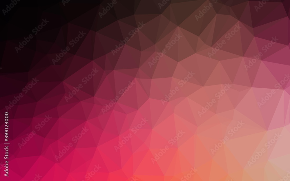 Dark Red, Yellow vector low poly texture. Dark Red, Yellow vector low poly texture.