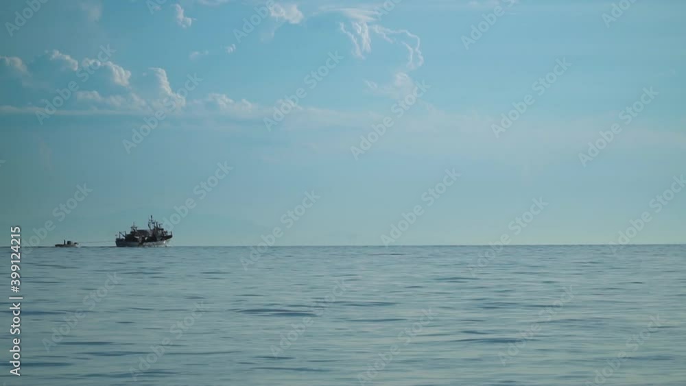 Wonderful summer scene of the calm sea Wonderful summer scene of the calm sea