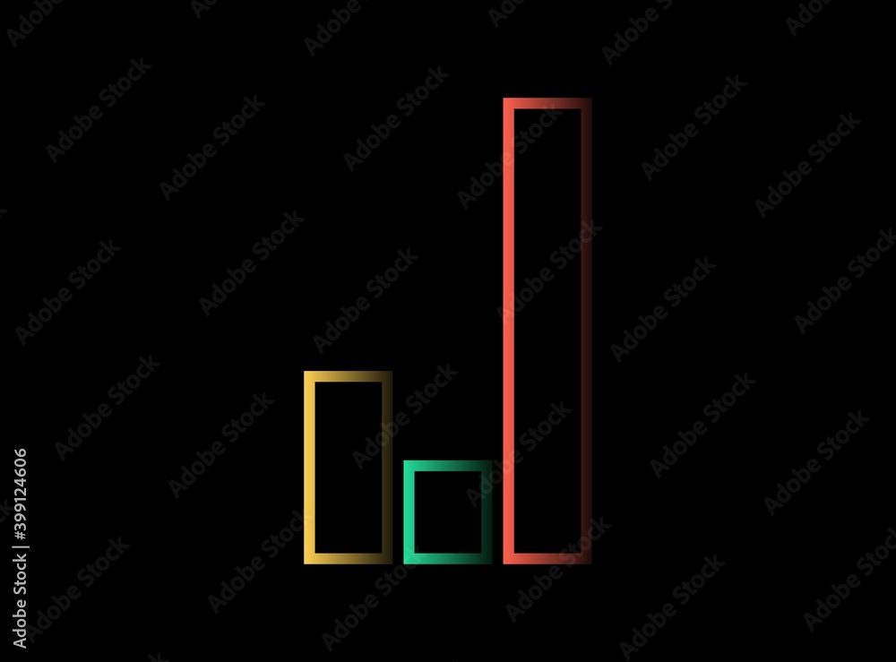J letter vector desing, font logo. Red, green, yellow color on black background. For social media,design elements, creative poster, web template and more J letter vector desing, font logo. Red, green, yellow color on black background. For social media,design elements, creative poster, web template and more