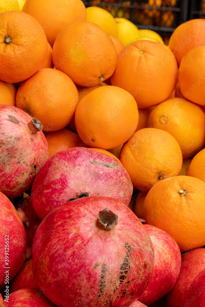 Fresh orange for sale in market. Agriculture Fresh orange for sale in market. Agriculture