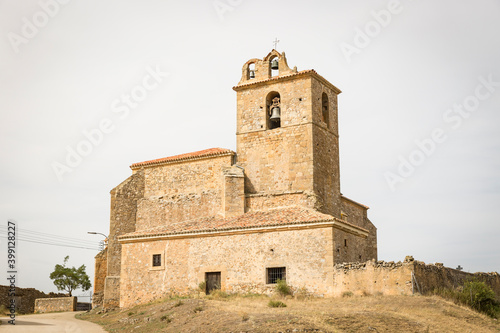 Santa Maria la Mayor church in Pozalmuro village, province of Soria, Castile and Leon, Spain