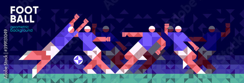 Vector illustration. Abstract, background patterns, triangular mosaics, stylized polygonal images, geometric backgrounds, large width.