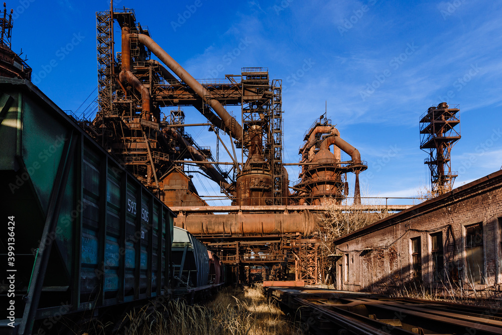 Blast furnace equipment of the metallurgical plant Blast furnace equipment of the metallurgical plant
