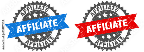 affiliate band sign. affiliate grunge stamp set