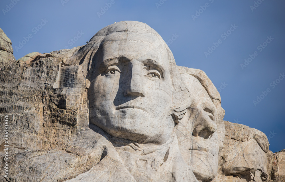 Washington president in rock