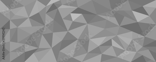 Geometric background of  gray triangles. Abstract background . Vector icon.