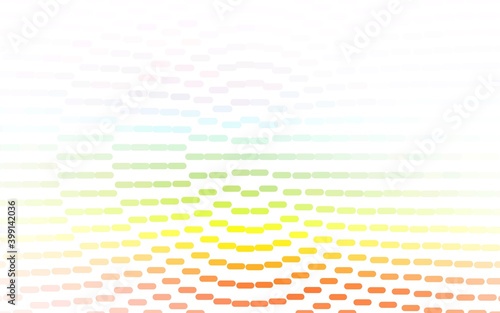 Light Multicolor  Rainbow vector backdrop with long lines.