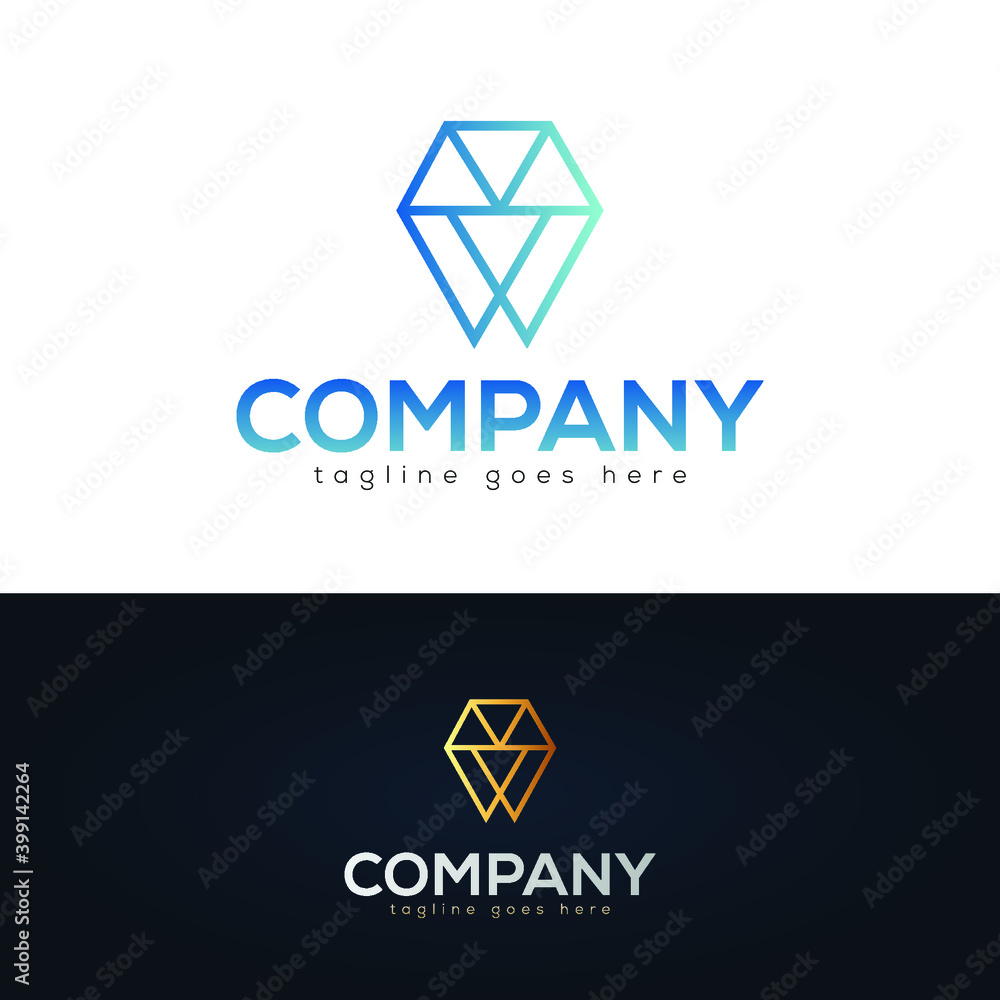 Fototapeta premium Dental, Dentist Logo Creative Concept Design