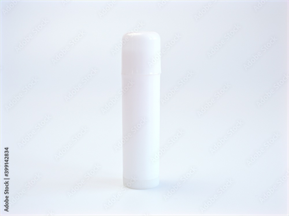 white cosmetic container ,Bottle lotion isolated on white background ,empty lipstick white cosmetic container ,Bottle lotion isolated on white background ,empty lipstick
