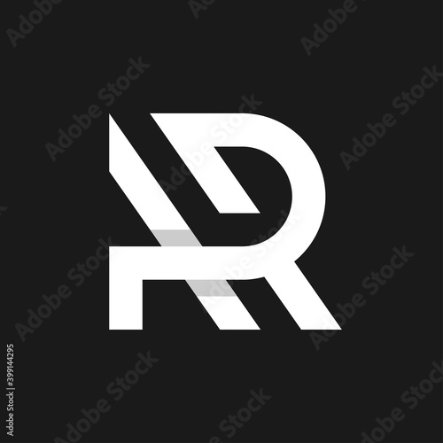 Letter AR logo template