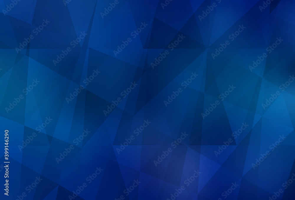Light BLUE vector abstract mosaic pattern. Light BLUE vector abstract mosaic pattern.