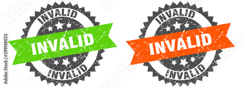 invalid band sign. invalid grunge stamp set