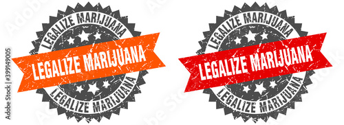 legalize marijuana band sign. legalize marijuana grunge stamp set