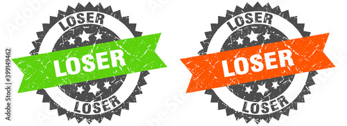 loser band sign. loser grunge stamp set