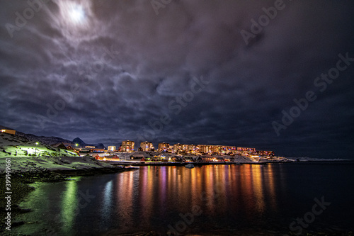 Colorful Nuuk Greenland.