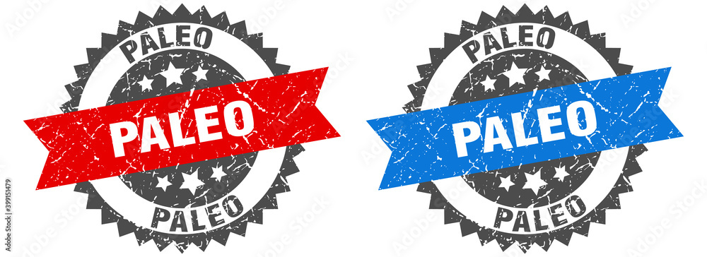 Obraz premium paleo band sign. paleo grunge stamp set