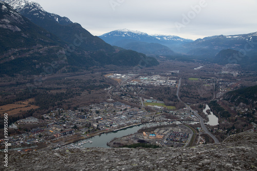 aerial view of the city photo