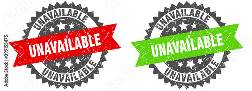 unavailable band sign. unavailable grunge stamp set