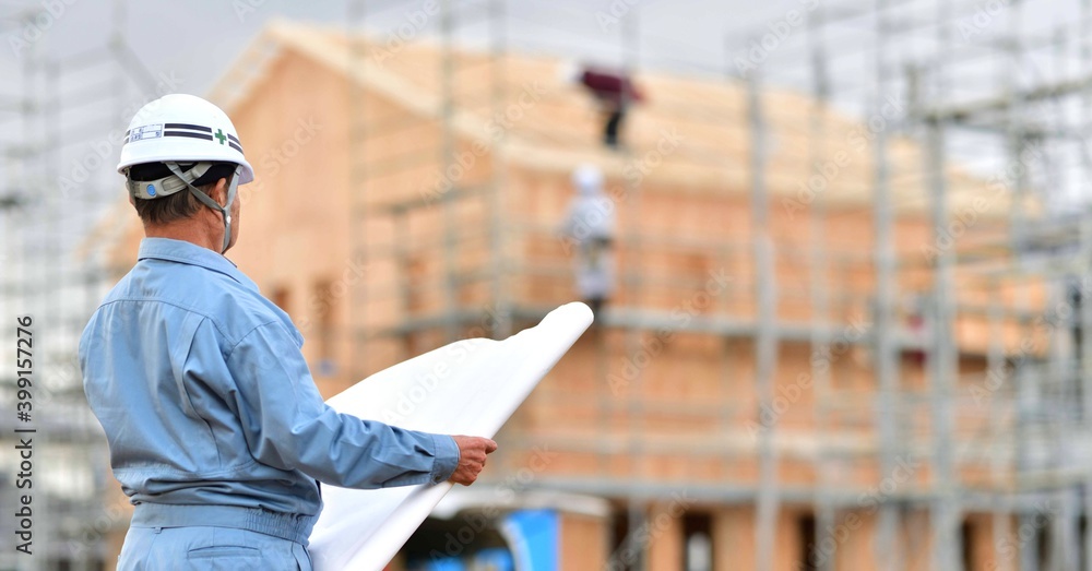 マイホーム新築工事の現場監督