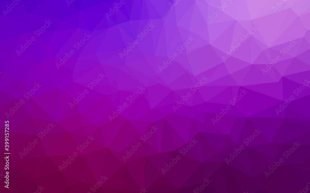 Light Purple vector polygonal background. Light Purple vector polygonal background.