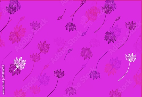 Light Purple vector doodle cover.