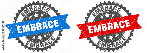 embrace band sign. embrace grunge stamp set