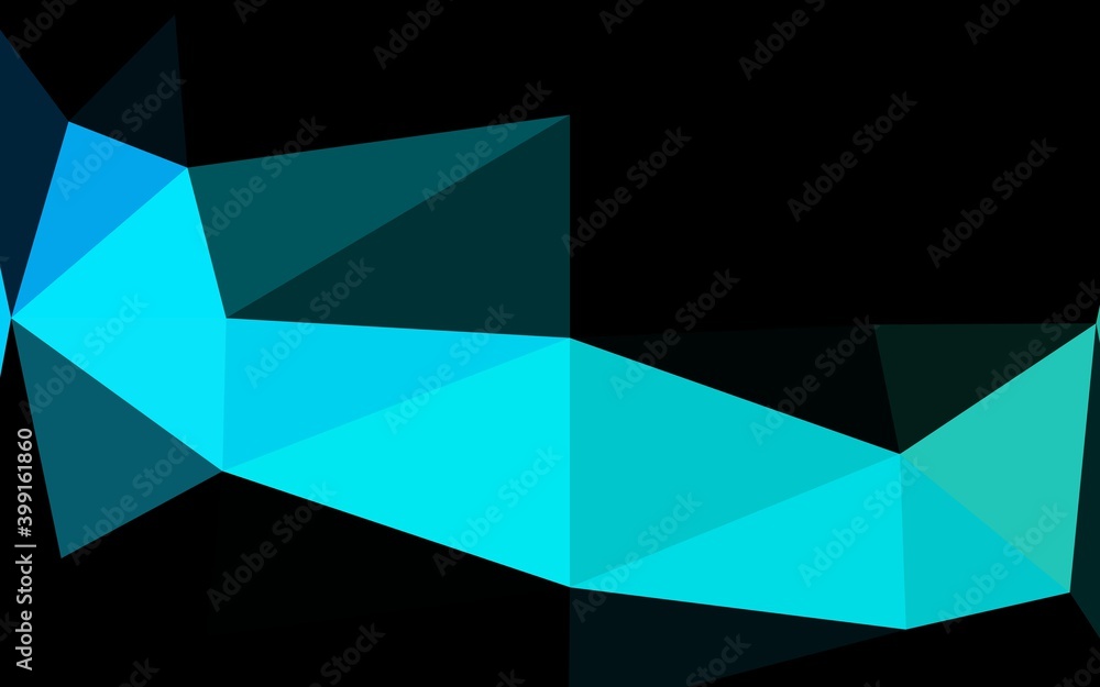 Light Blue, Green vector low poly layout. Light Blue, Green vector low poly layout.