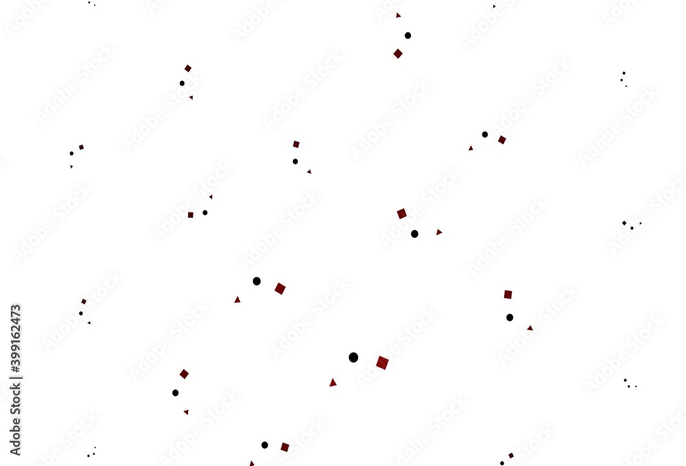 Light Red vector pattern in polygonal style with circles. Light Red vector pattern in polygonal style with circles.