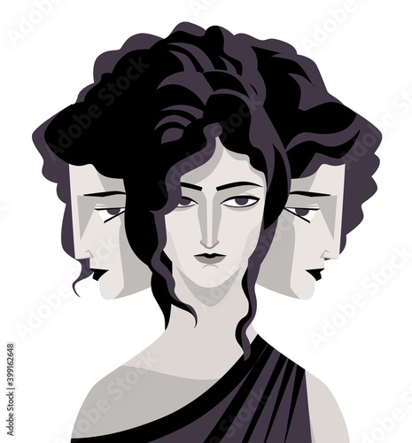 triple headed greek mythology goddess hecate