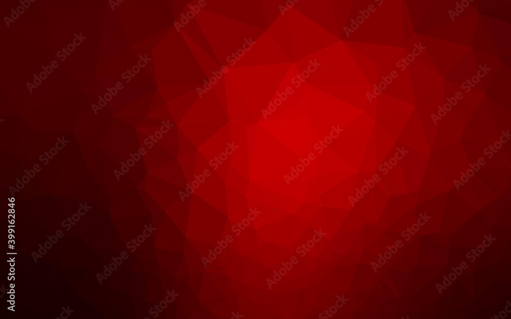 Light Red vector low poly cover. Light Red vector low poly cover.