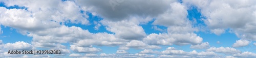 Photography Blue sky background panorama with clouds