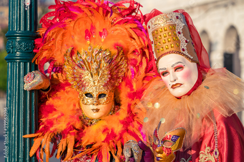 Fototapeta Naklejka Na Ścianę i Meble -  Famous carnival in Venice, Italy