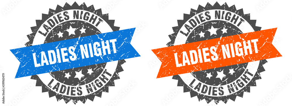 ladies night band sign. ladies night grunge stamp set