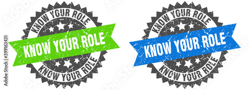 know your role band sign. know your role grunge stamp set