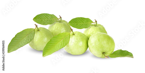 Wallpaper Mural guavas fruit an isolated on white background Torontodigital.ca