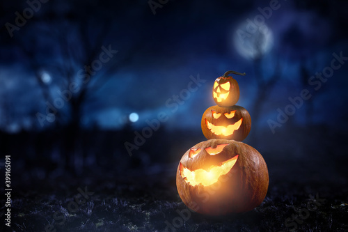 Spooky halloween image . Mixed media © Sergey Nivens